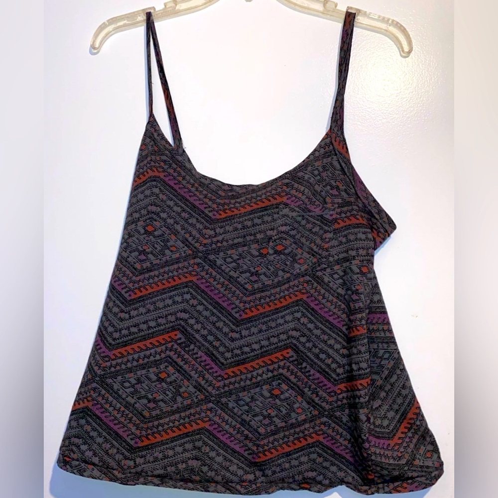 Ecote Grey Tank Top size Medium w/Pocket